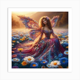 Fairy at dawn  Art Print