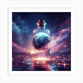 Earth In A Bottle Art Print