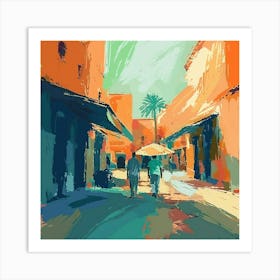 Marrakech Street Art Print