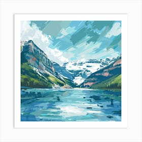 Lake Banff 1 Art Print