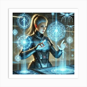 Alina Volkov Energy Field Manipulation Art Print