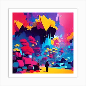 Abstract Painting 8 Art Print