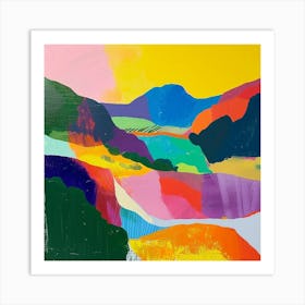 Abstract Travel Collection Saint Lucia 2 Art Print