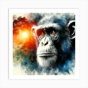 Wild Animal Illustration 312 Art Print