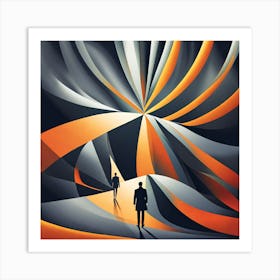 Twilight Zone, vector art Art Print