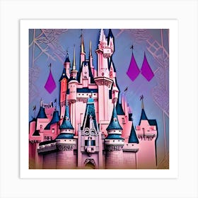 Cinderella Castle 3 Art Print