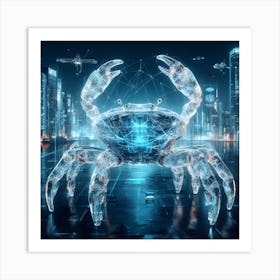 Crab Design 1 Art Print