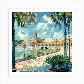 Seville Plaza 1 Art Print