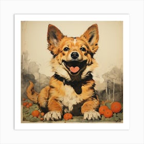 Corgi 1 Art Print