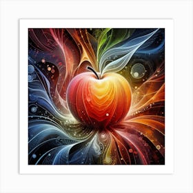 An apple Art Print