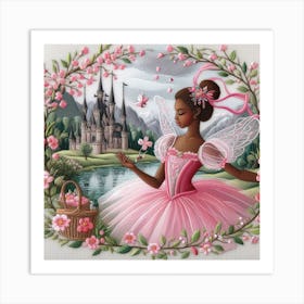 Ballerina In Pink Art Print