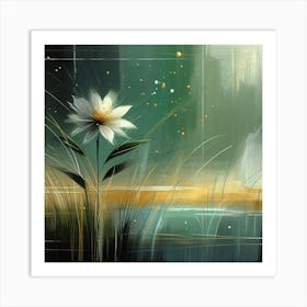 Single Flower (2) Art Print