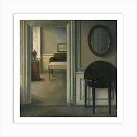 Room With A Mirror 3 Art Print