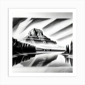 Sand Castle Art Print