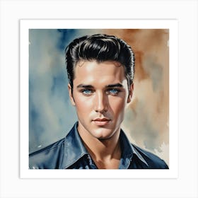 A Legacy in Every Look Elvis Presley Art Print