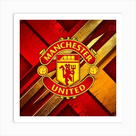 Manchester United F.C. Logo Wall Art 9 Art Print