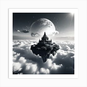 Castle In The Clouds 15 Art Print