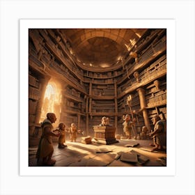 Library Of Books Art Print