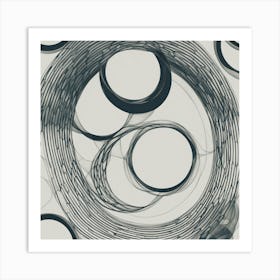 'Circles' Art Print