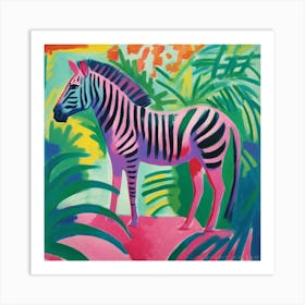 Zebra Art Print