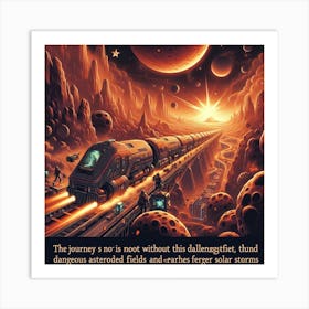 Journey Not With The Dalmatian Art Print