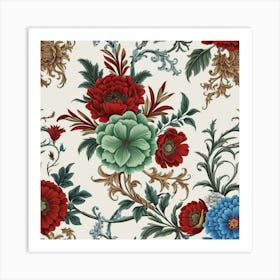 Floral Pattern 6 Art Print