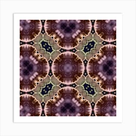 Violet Detailed Pattern Art Print