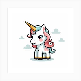 Cute Unicorn 170 Art Print