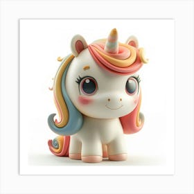 Unicorn Figurine 69 Art Print