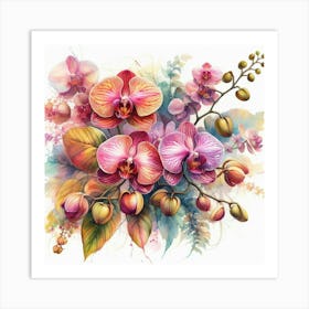 Orchids 9 Art Print