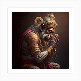 Lord Hanuman 5 Art Print