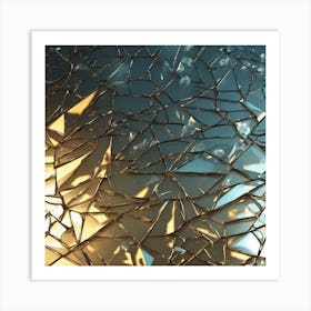 Broken Glass 17 Art Print