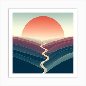 Road To The Sun Art Print