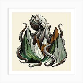 Octopus Art Print