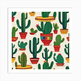 Mexican Cactus 58 Art Print