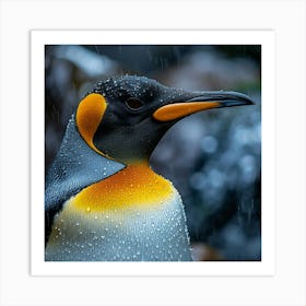 King Penguin 12 Art Print