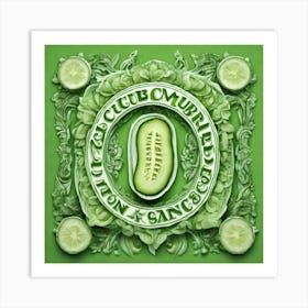 Cucumber And Ginger Art Print