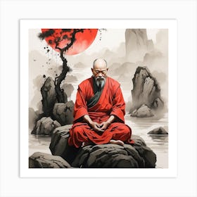 Buddha Meditation Art Print