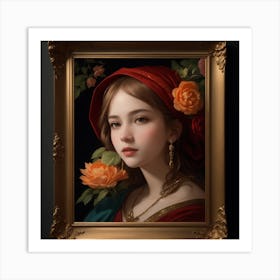 The Beautiful Girl Art Print