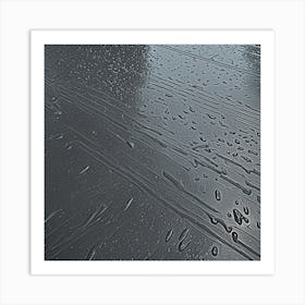 Raindrops On The Floor 2 Art Print