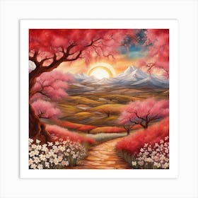 Cherry Blossoms 3 Art Print