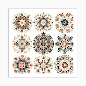 Floral patterns 11 Art Print