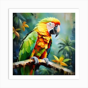 Parrot of Amazon parrot 5 Art Print