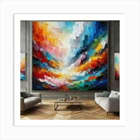 Abstract painting art decoration Art Print