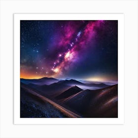 Galaxy Wallpaper 8 Art Print