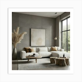 Modern Living Room 129 Art Print