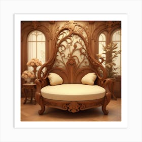 Victorian Bedroom 1 Art Print