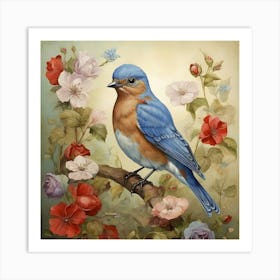 Bluebird 3 Art Print