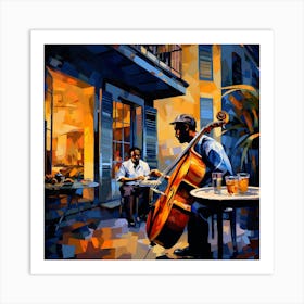 Jazz Musicians In New Orleans 2 Art Print