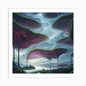 Alien Landscape 1 Art Print